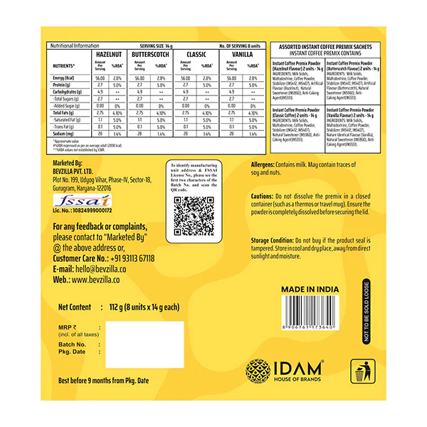 3 in One Assorted Coffee Premix - 8 Sachets - Image 8