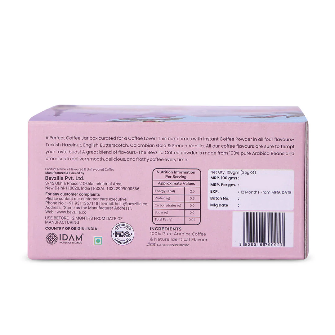 25GM X 4 Coffee Jars (All 4 Flavours) - Image 3