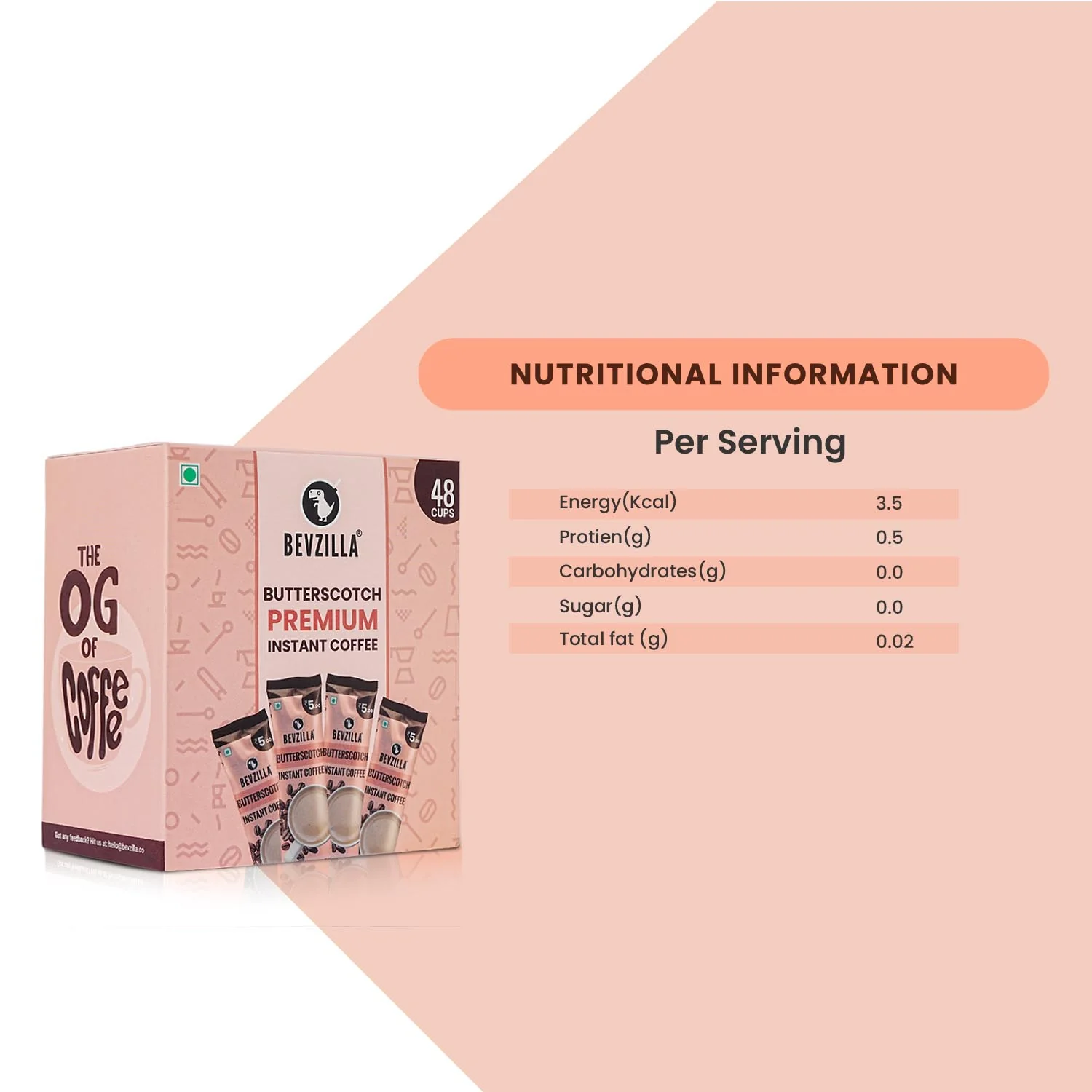 48 Butterscotch Coffee Sachets Box - Image 6