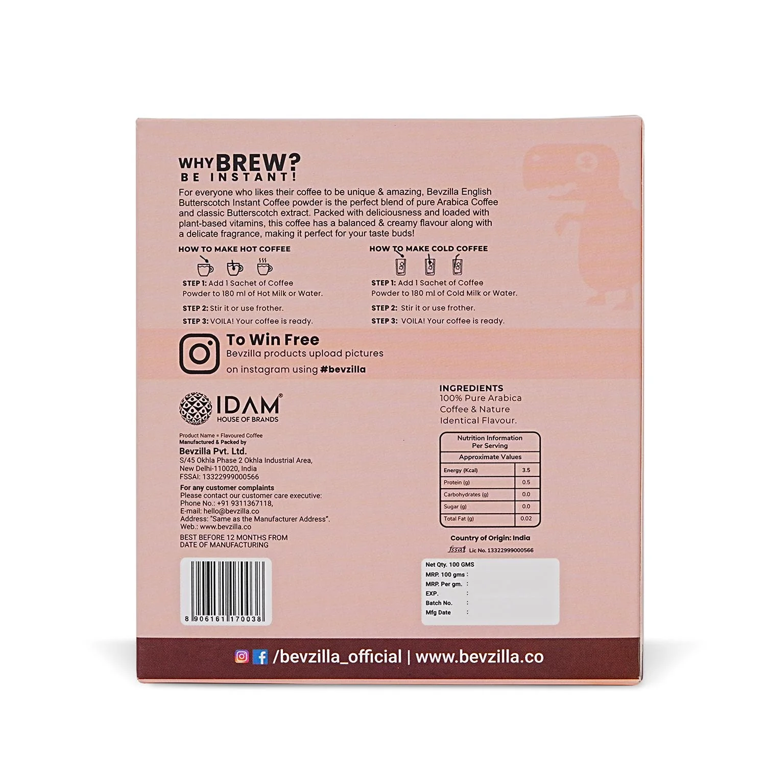 48 Butterscotch Coffee Sachets Box - Image 7