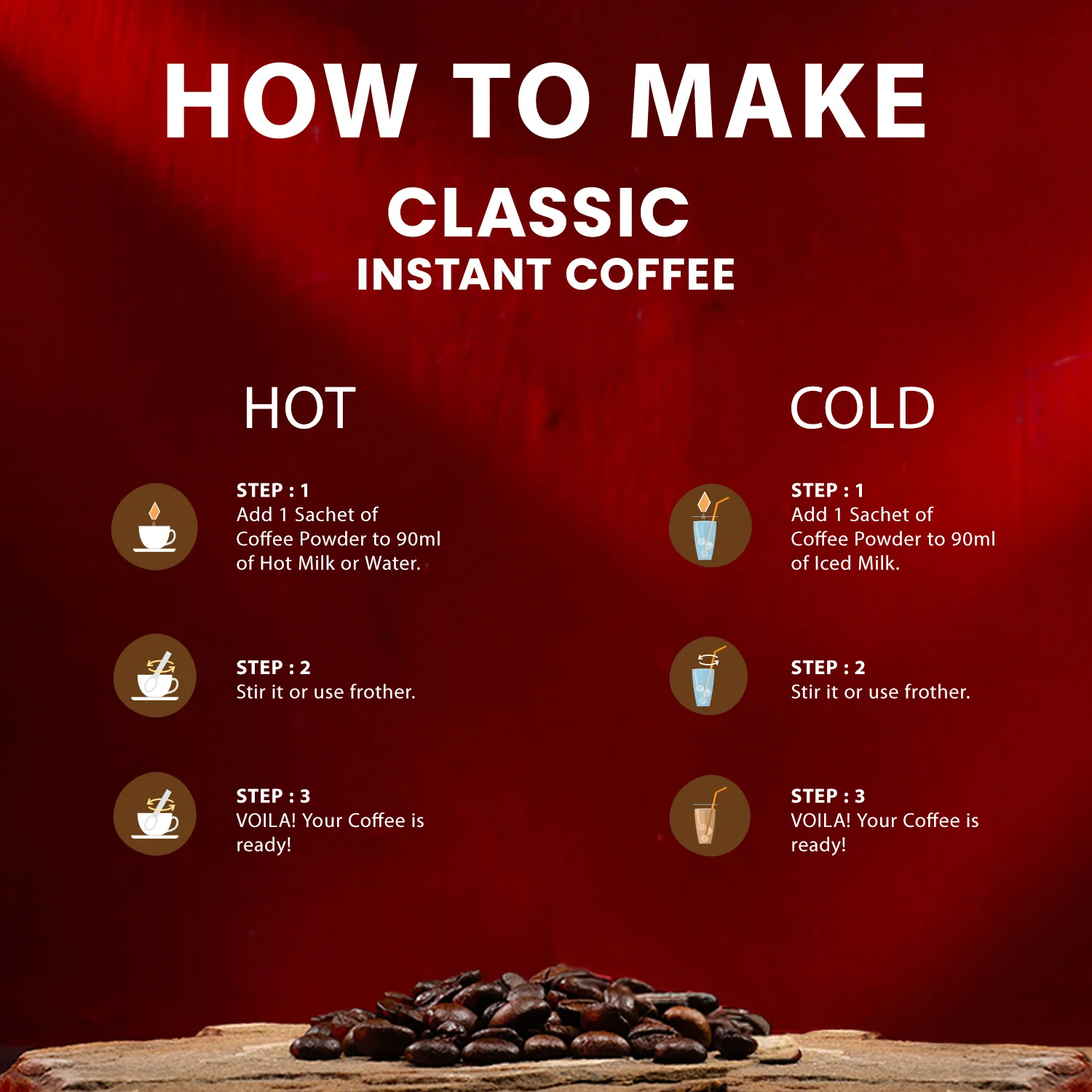 48 Choco Mocha Coffee Sachets Pack - Image 3