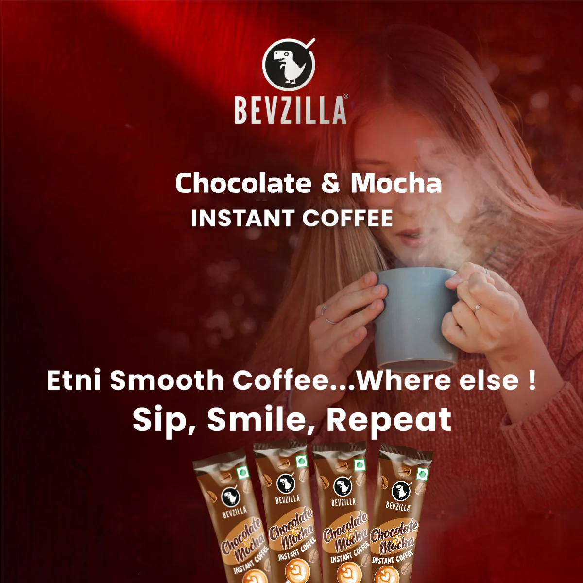 48 Choco Mocha Coffee Sachets Pack - Image 6