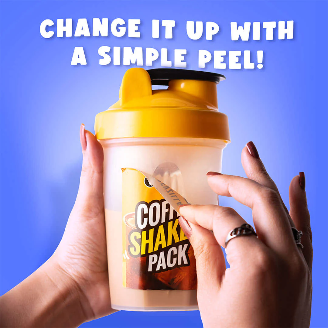 25 Flavoured Coffee Sachets + Shaker - Image 3