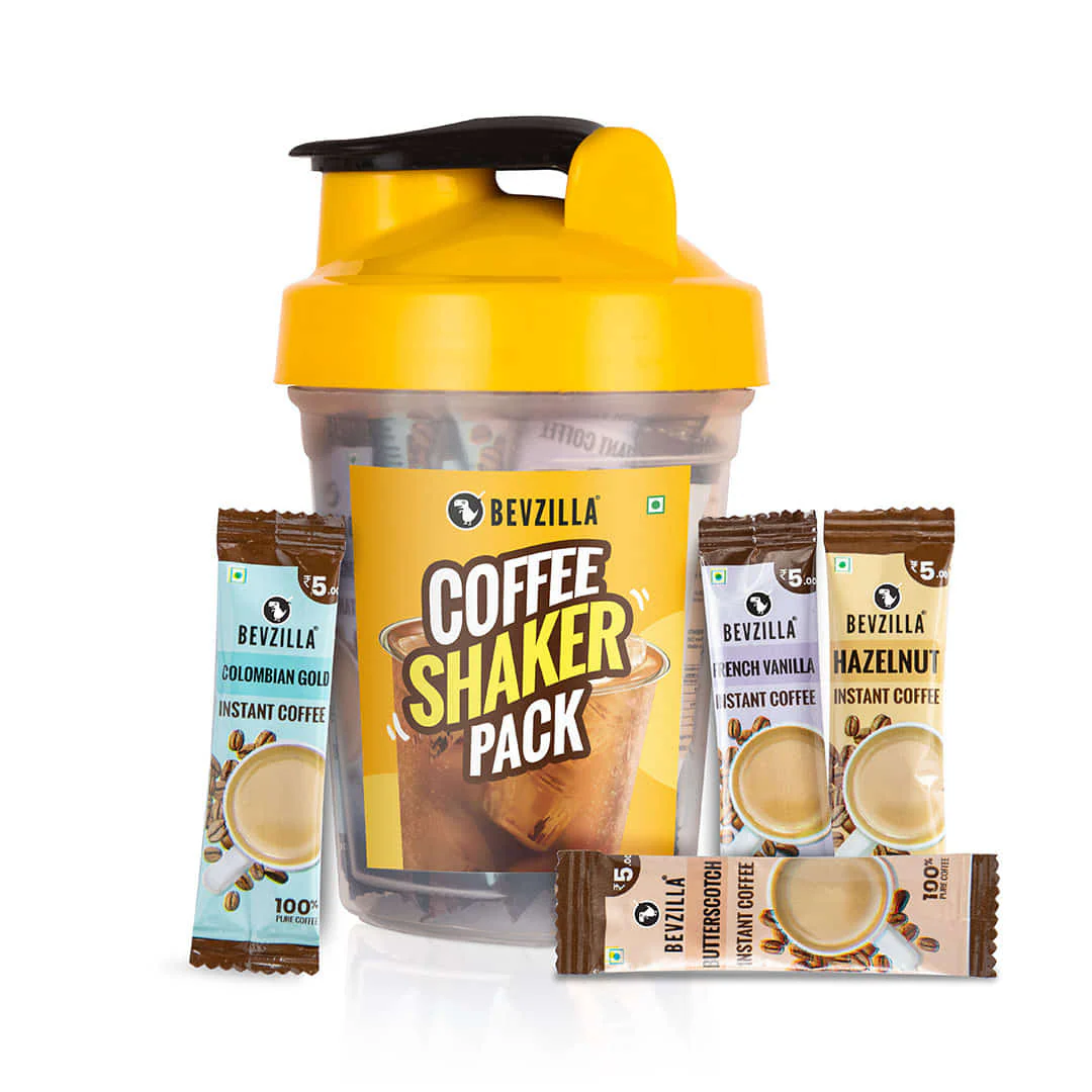 25 Flavoured Coffee Sachets + Shaker - Image 8