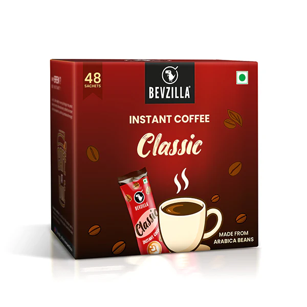48 Classic Instant Coffee Sachets Box - Image 7
