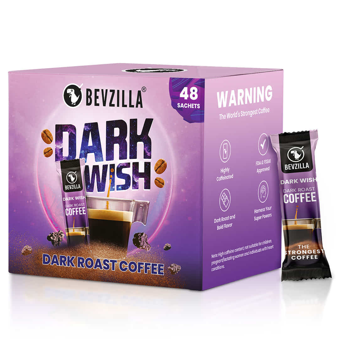 48 Dark Roast Coffee Sachets Box - 5X Stronger - Image 6