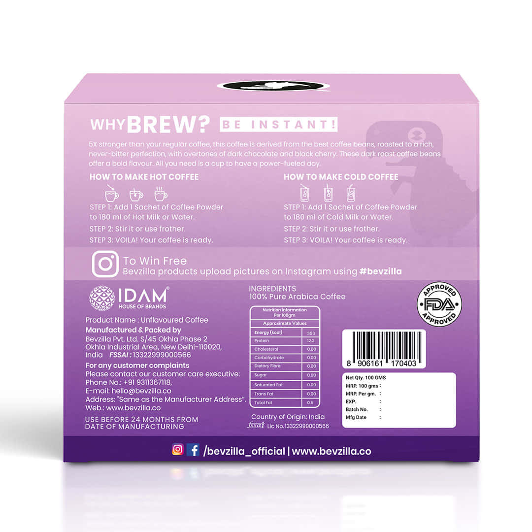 48 Dark Roast Coffee Sachets Box - 5X Stronger - Image 7