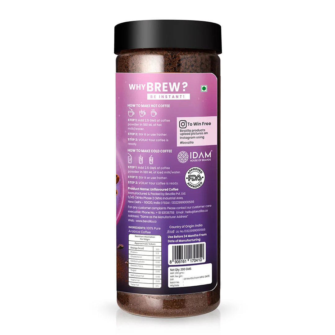 200GM Dark Roast Coffee Jar - Image 6