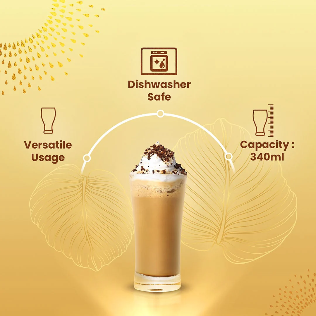 4 Flavoured Coffee Jars & Cafe Glass Gift Box - Image 4