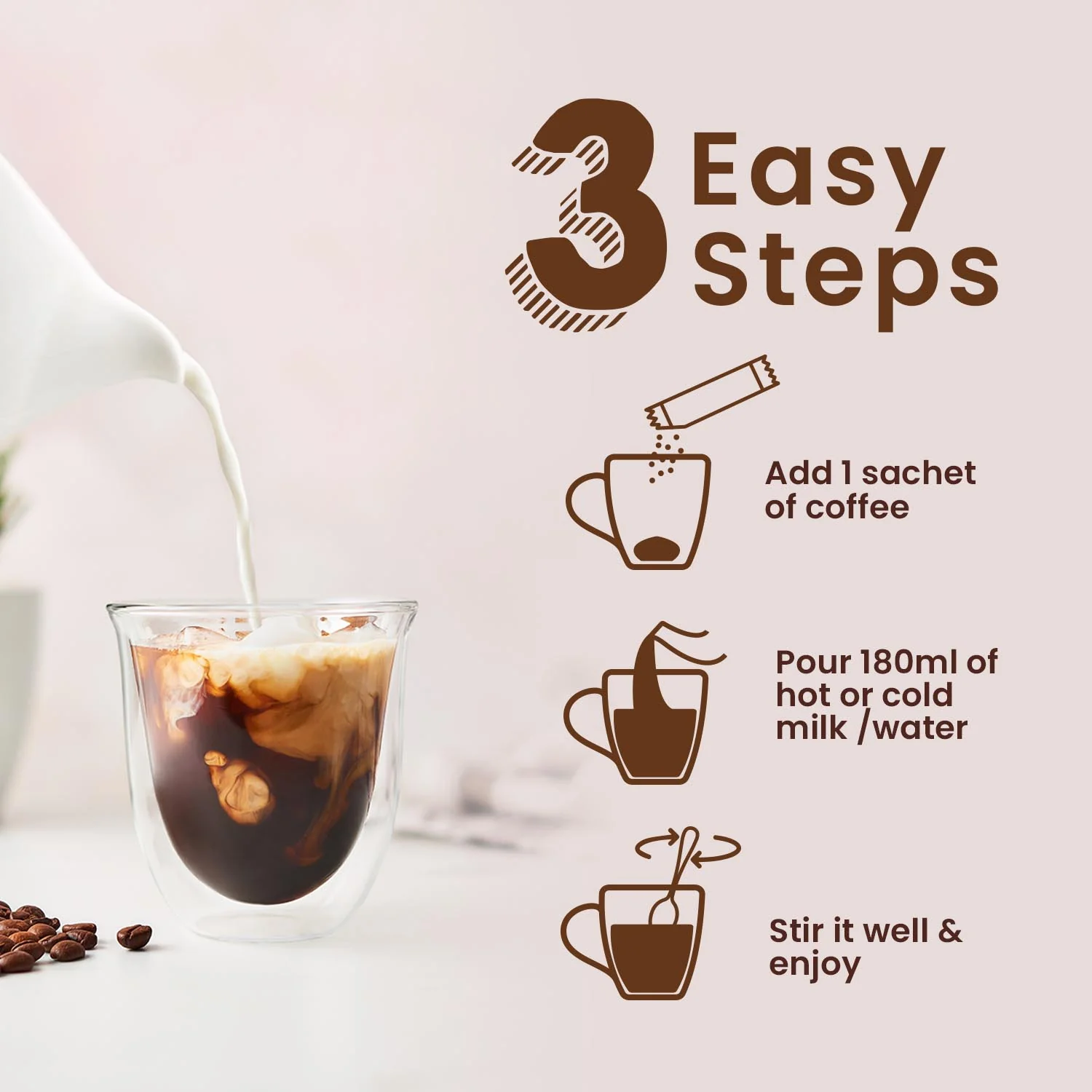 48 Hazelnut Coffee Sachets Box - Image 4