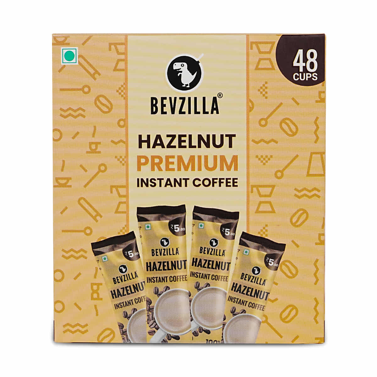 48 Hazelnut Coffee Sachets Box - Image 9