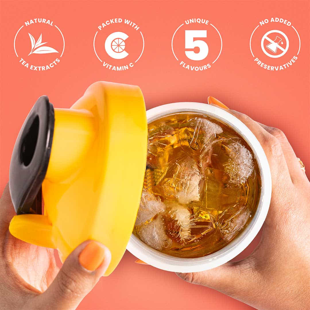 5 Flavoured Iced Tea Sachets + Shaker - Image 4