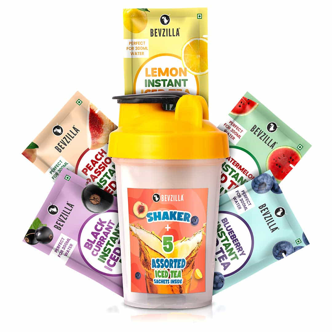 5 Flavoured Iced Tea Sachets + Shaker - Image 8