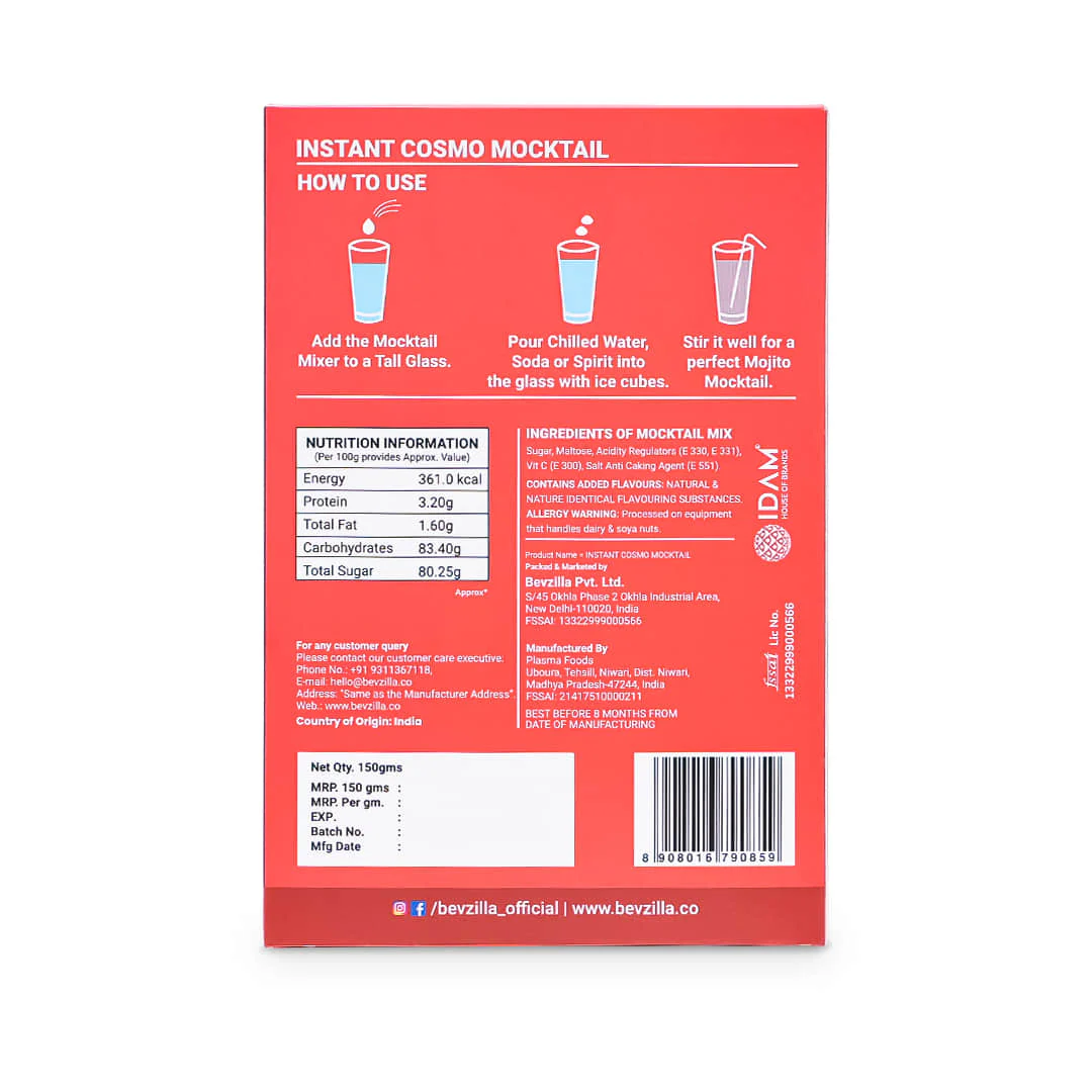 Mocktail Mixers Combo (All 4 Flavours) - Image 6