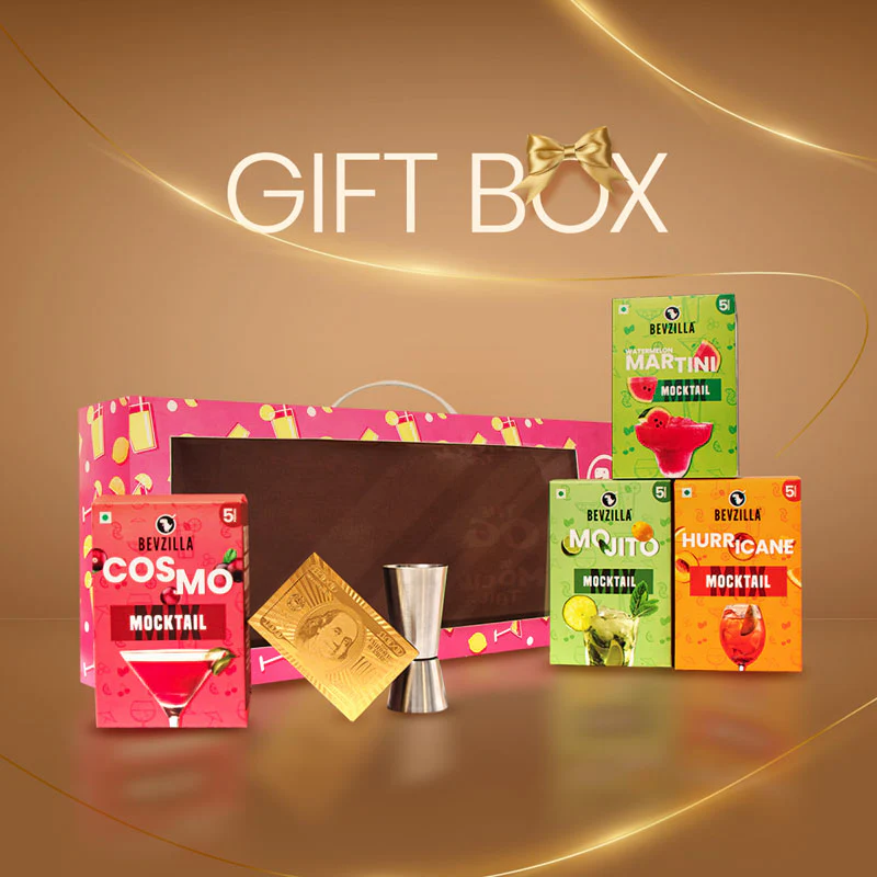 4 Flavours Mocktail Combo with Free Drinks Measurer + Cards - Image 7